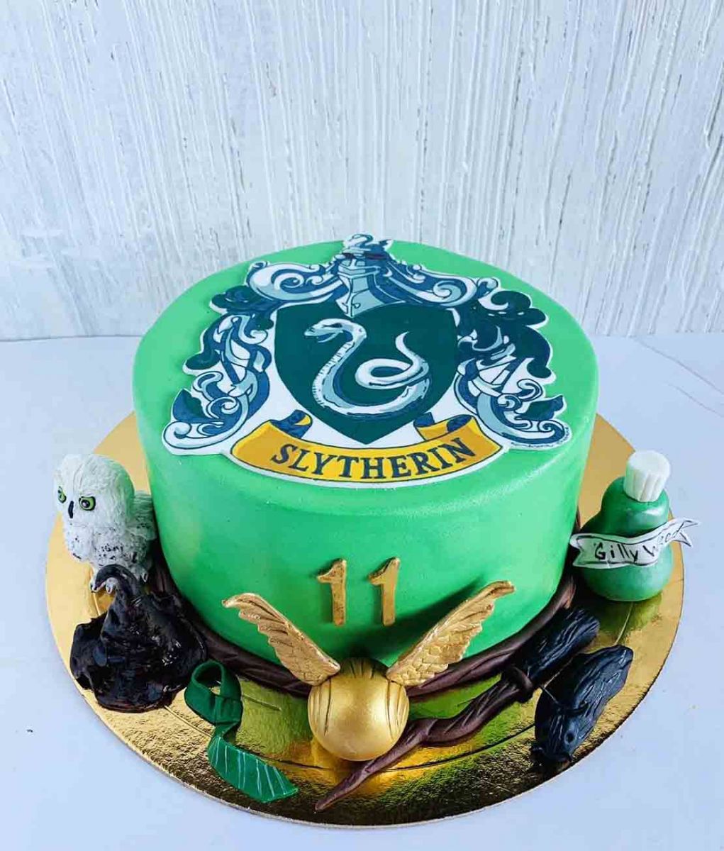 Торт зеленый Гарри Поттер